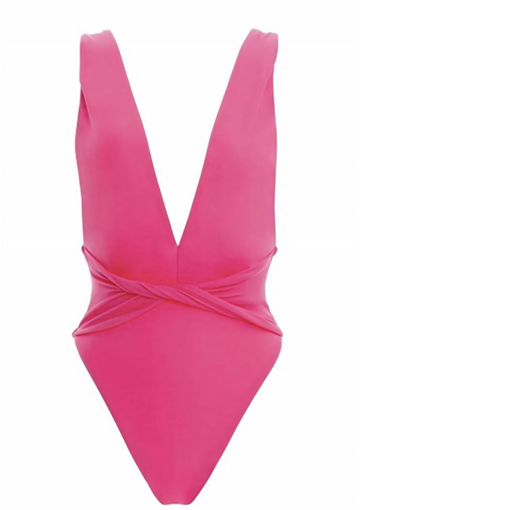 NEW AGUA BENDITA ellis one piece in hot pink
